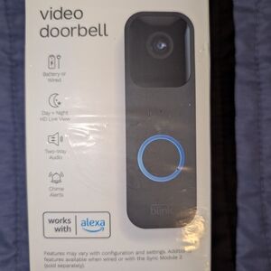 Blink Black Video Doorbell